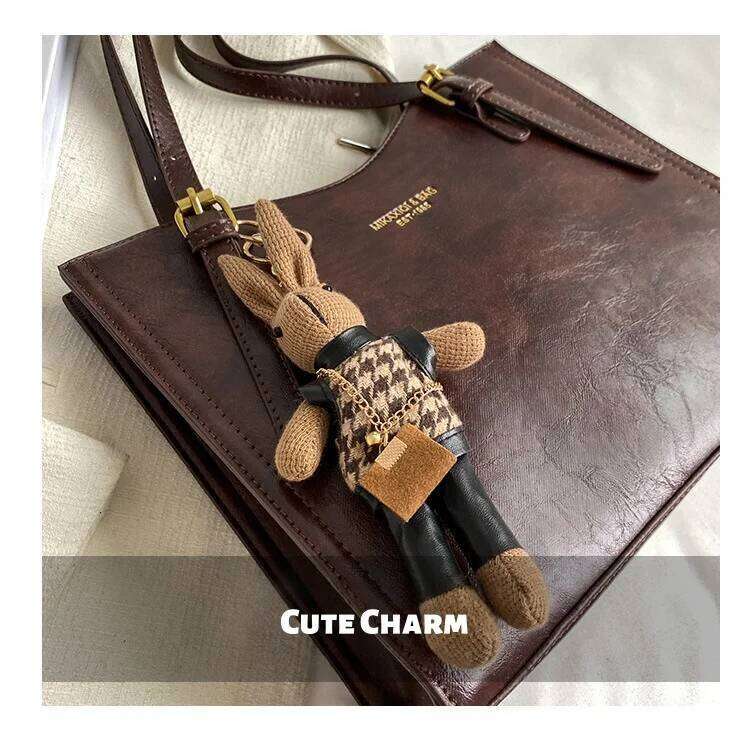 Large Capacity Women's Retro Versatile Simple Shoulder Tote Bag Soft 251021