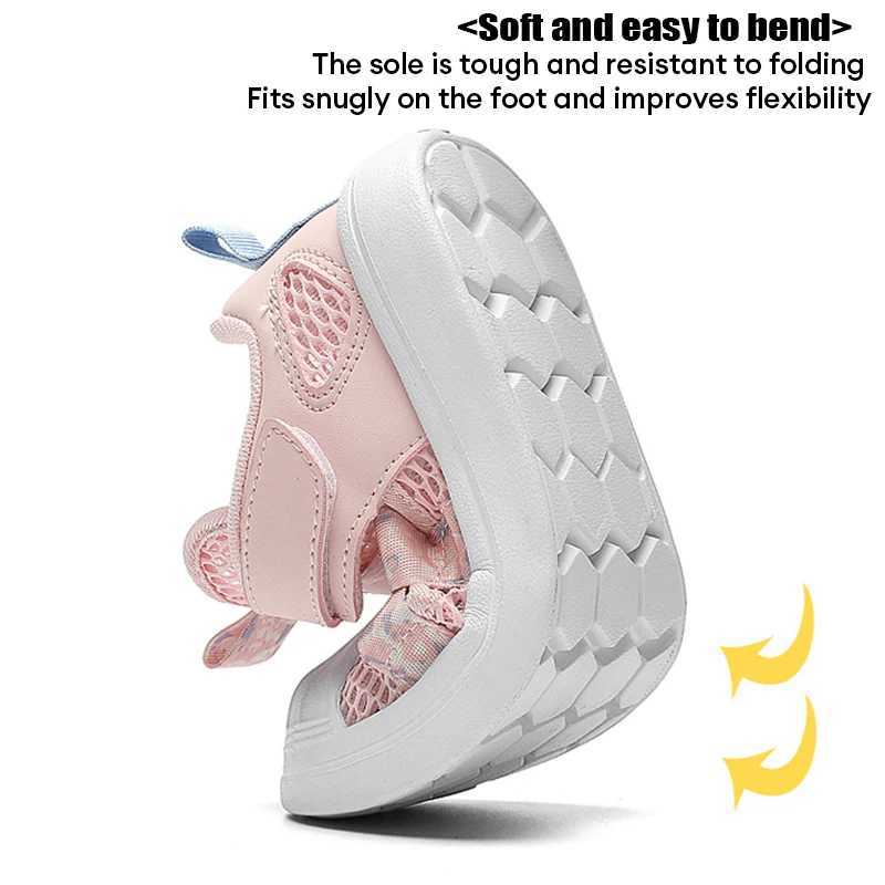 Summer Children Mesh Casual Shoes Girl Sneakers Non Slip Kids Sport Footwear Outdoor Comfortable Breathable Walking Shoes C251021