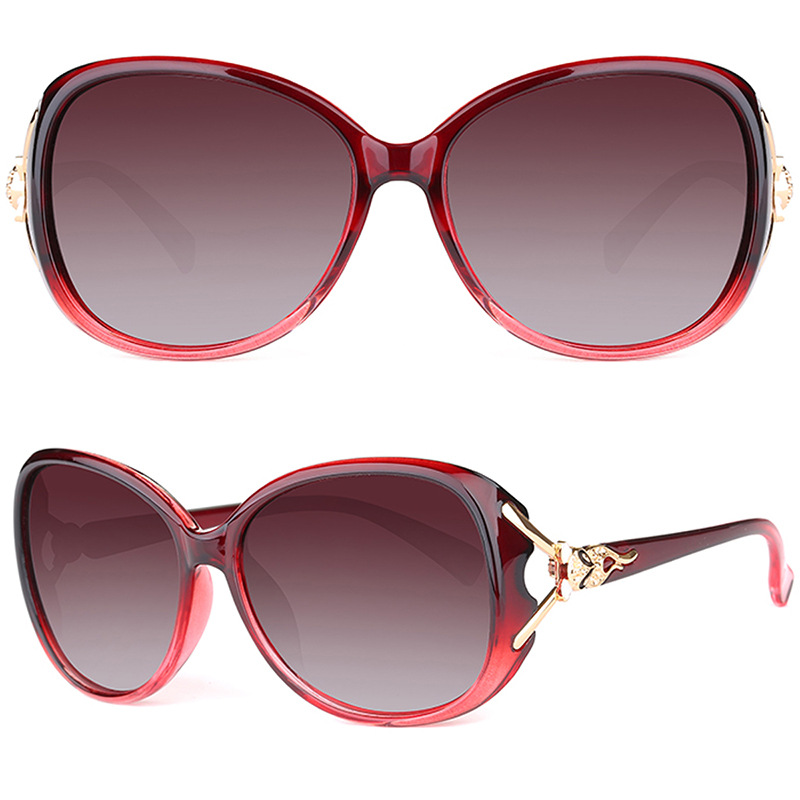 Sunglasses women's new sunglasses under polarizing glasses men's fashion frameless sun protection and UV protection glasses accessories