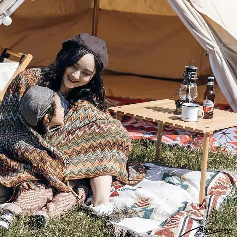 Designer Blanket Geometry Aztec Ba Blankets Ethnic Sofa Cover Slipcover Decor Throw Wall Hanging Tapestry Rug Cobertor