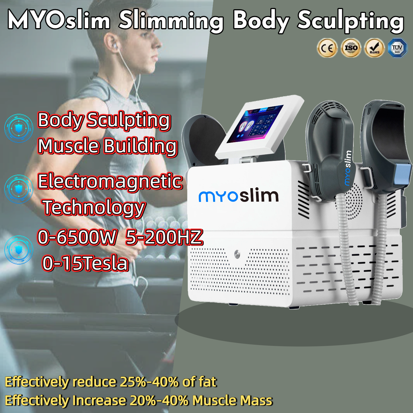 EMSzero HIEMT Body Sculpting EMS Sculpt Electro Magnetic Stimulation Weight Loss And Muscle Building Machine Fat Removal Body Contouring MYOslim Machi