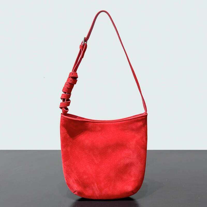 Matte Cowhide Underarm Autumn Winter New Design Simple Genuine Leather Women's Vintage Y2k Fashion Portable Shoulder Bag Suotong1021