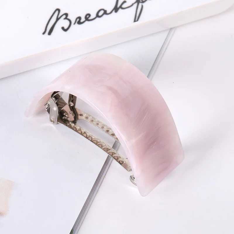 Acetate Spring Clip Hair Claw 6CM Women Elegant High Bun Updo Ponytail Hairpin Fashion Hair AccessoriesW254021