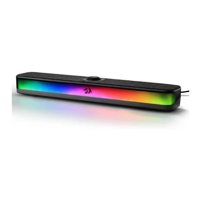 Redragon GS515 RGB Desktop Soundbar 20 Channel Stereo Computer Speakers for Desktop Bluetooth 53 USBCUSB Powered Black L202510211