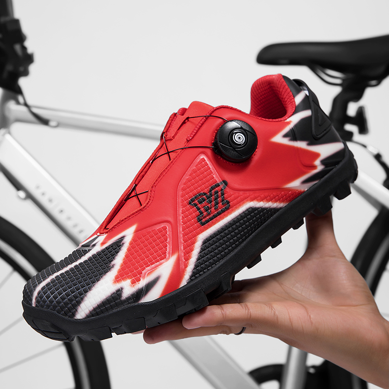 Men's Cycling Shoes Sneakers Trainers - Wear Resistant, Breathable, Non Slip, Ideal for Outdoor Professional Rides