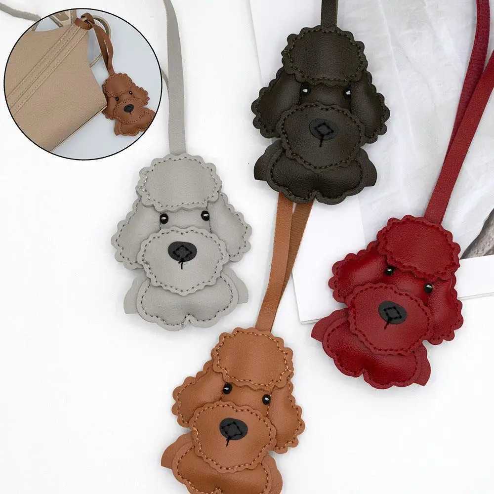 PU Leather Animals Key Ring Classic Cute Puppy Teddy Dog Bag Pendant Key Chain Fashion Handbag Decoration Accessories W251021