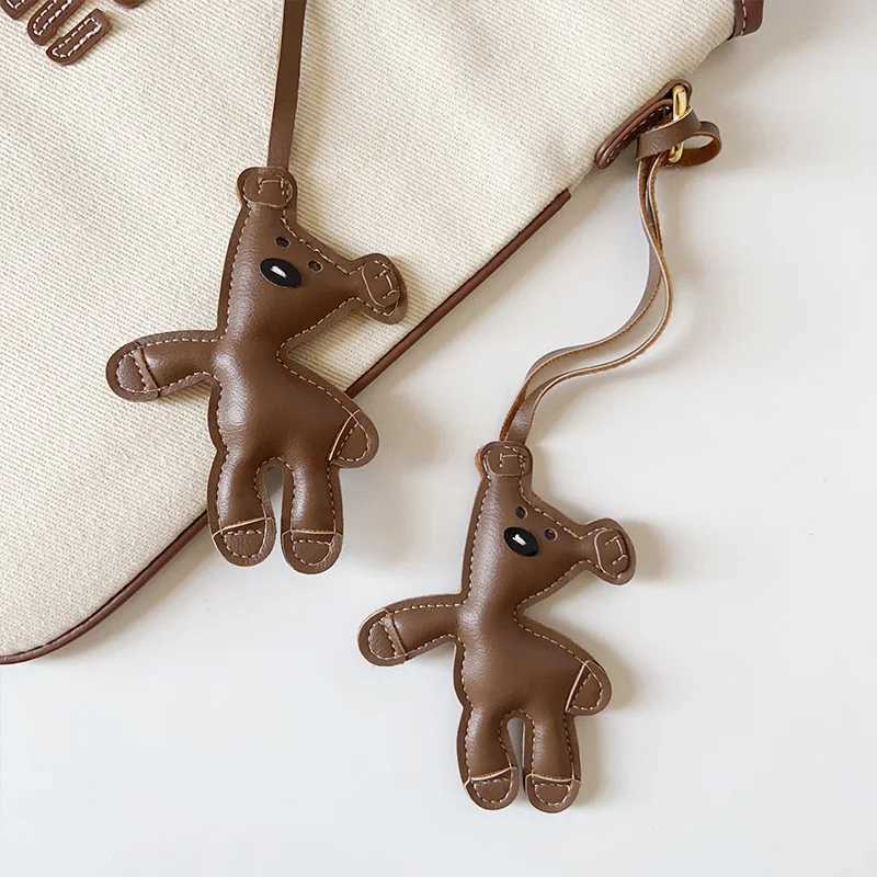 Brown Bear Bag Charm Cute Bear Charm for Purse Handbags Bag Accessories Car Charms PU Teddy Bears Key Charms J251121