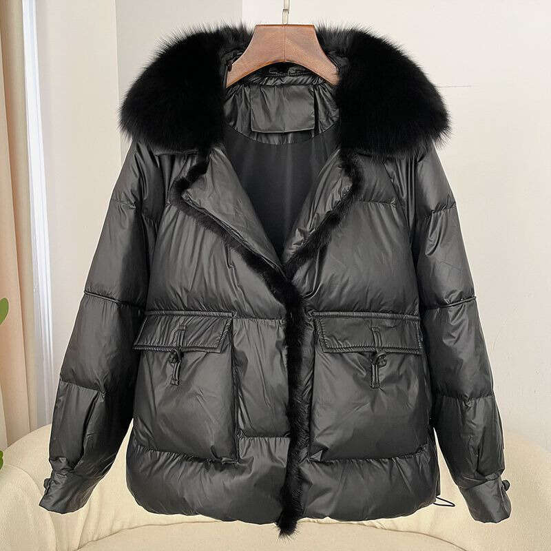 North Face Jacket Columbia Jacket Women Women Clothing Real Fox Fur Collar Down Jacket