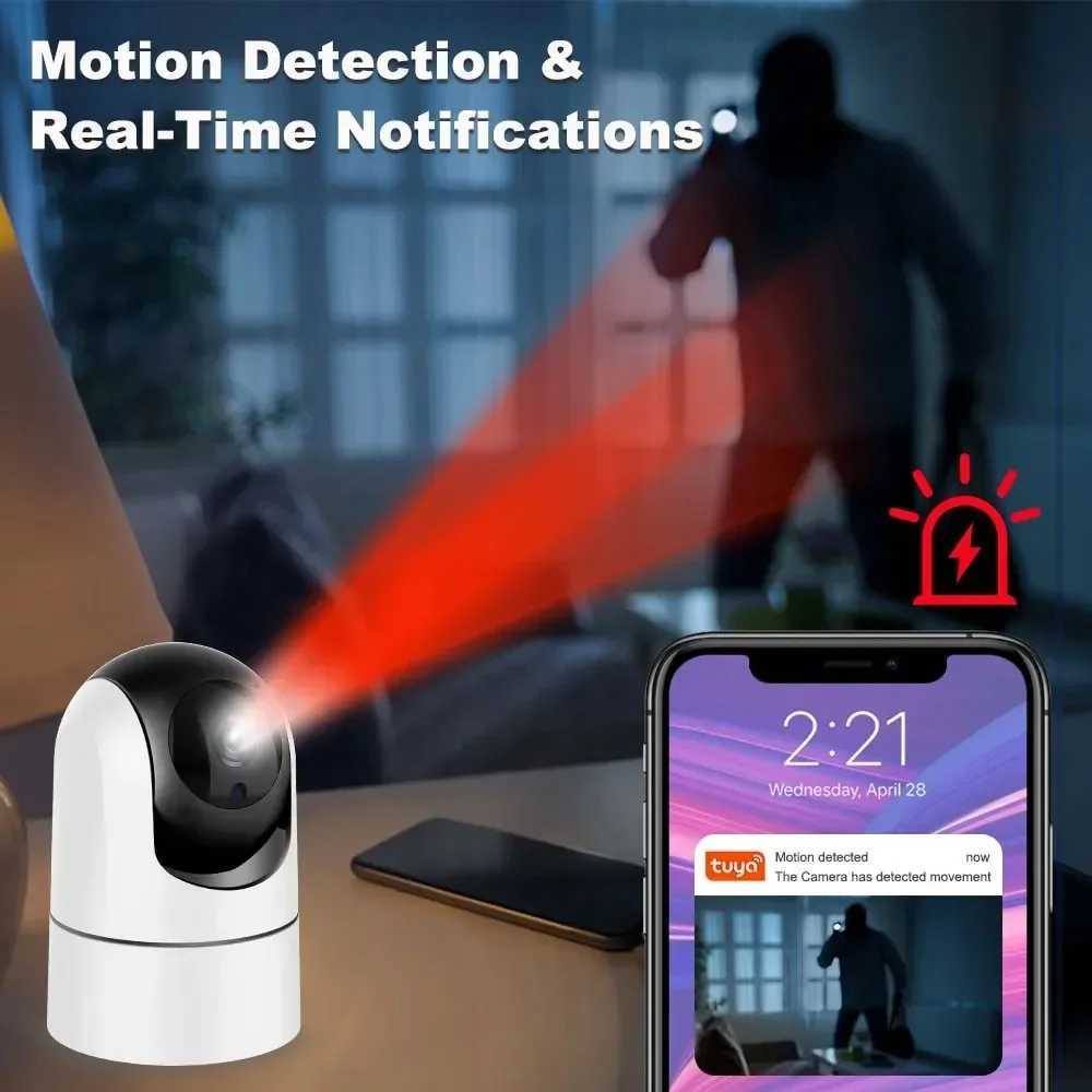 Tuya 5G WiFi IP Camera Indoor 6MP Wireless Security Surveillance Camera Auto Tracking Baby Monitor IR Night Vision 6x Zoom Cam J251121