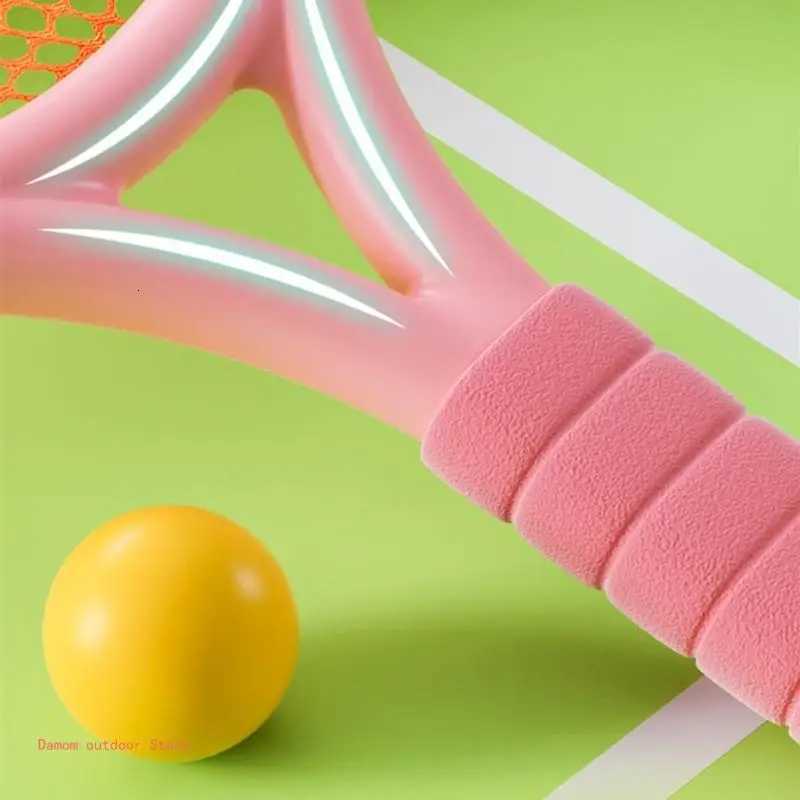 Tennis Racquet Toy with Shuttlecocks for Children Outdoor Indoor Activities W251021
