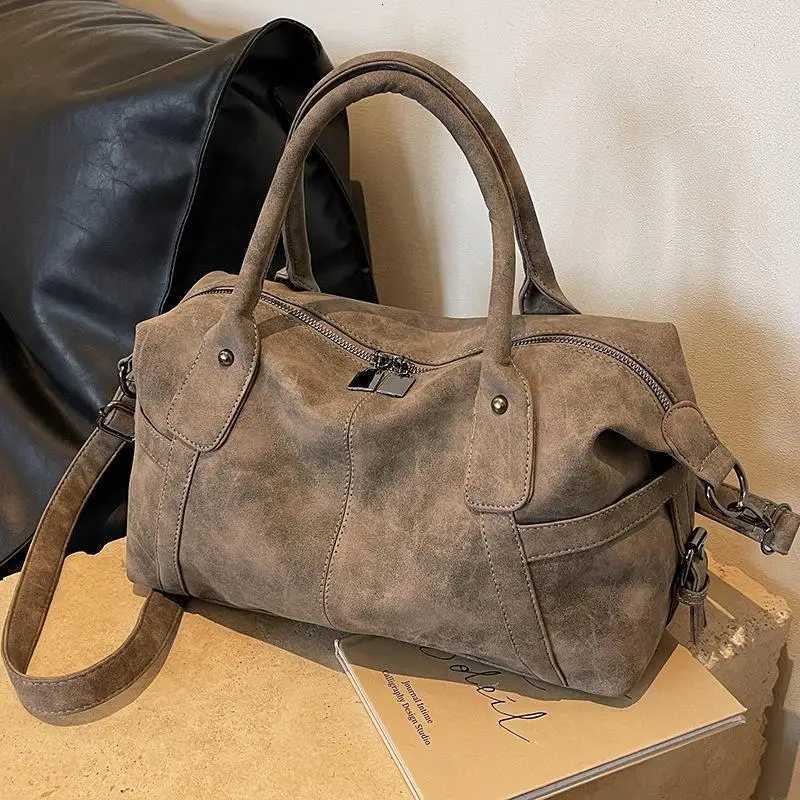 Vintage Working Shopping Bag Heavy Industry Retro Bag Bags 2026 NEW Trendy Tote Womens Handbags Shoulder Bag Large Capacity Z251018
