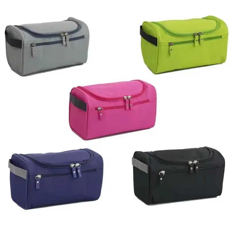 Portable toiletry bag with hanging cosmetic organizer large capacity women makeup bag essential for travel bathroom storage boxW251021