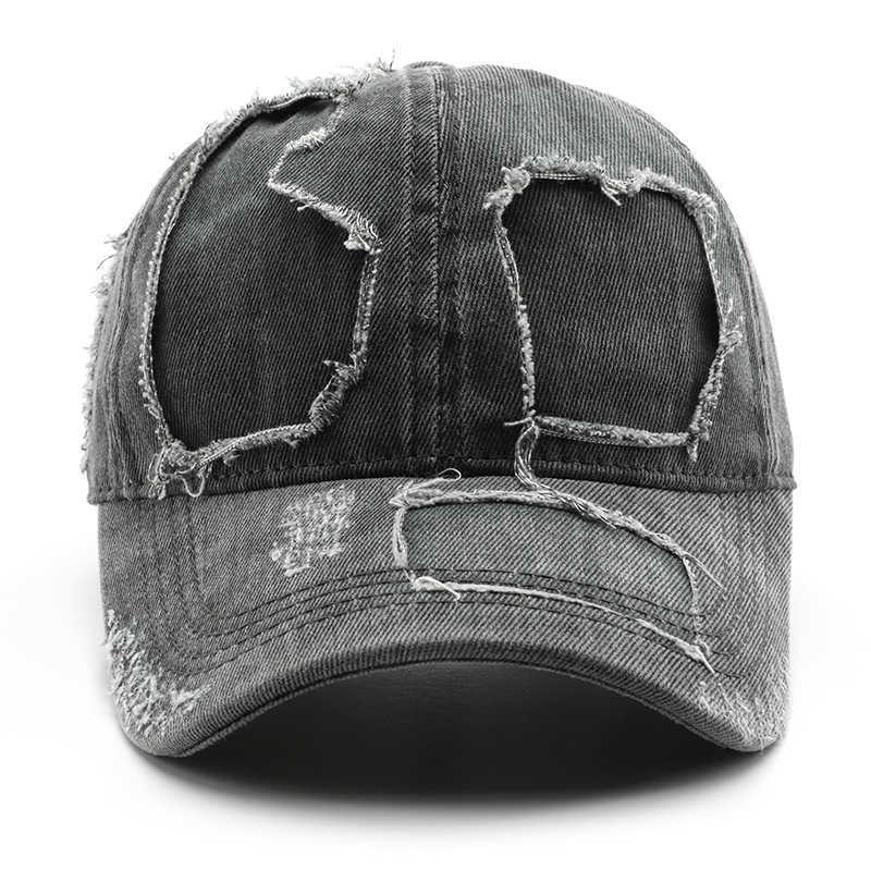 Womens Hat Personality Washed Distressed Solid Color Baseball Cap Outdoor Mens Travel Sun Protection Visor Cap H251020