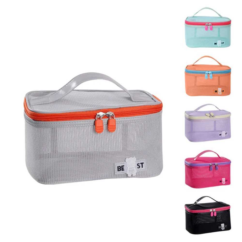 Portable Bathing Bag Mesh Shower Toiletry Pouch Travel Makeup Storage Holder Portable Bathing Bag Mesh Shower BagW251021