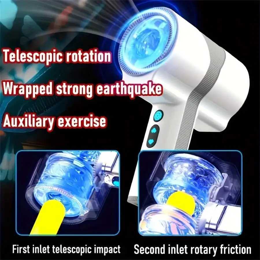 Male Masturbation Cup Automatic Sucking Real Oral Vagina Suction Vibrator Masturbator Sex Toys For Men Blowjob Vibrating Machine L2510211