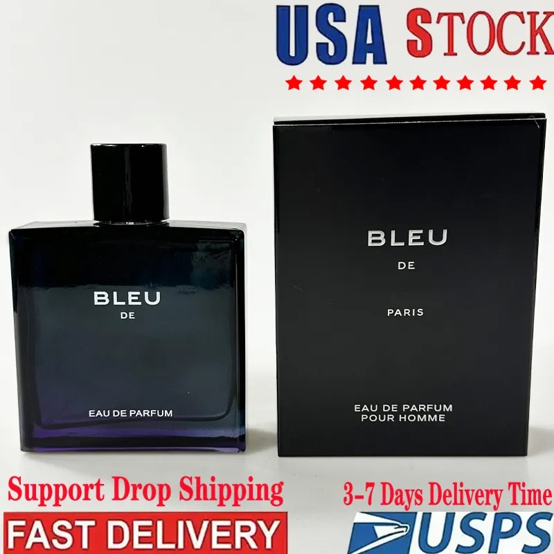 USA Stock Cologne perfume men woman perfumes fragrance spray 100ml Intense Long Lasting Time Good Smell eau de parfum EDP EDT Perfume EAU DE TOILETTE