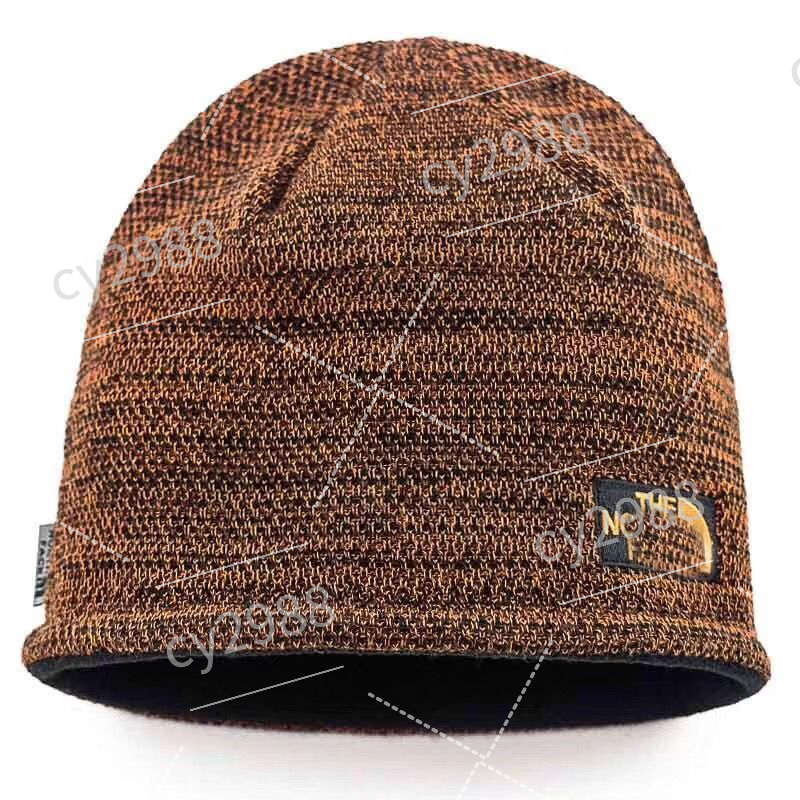 designer knitted hats thenorthen facehat double-sided hats, outdoor sports hats for men and women with large headlines fleece hats ear protection hats