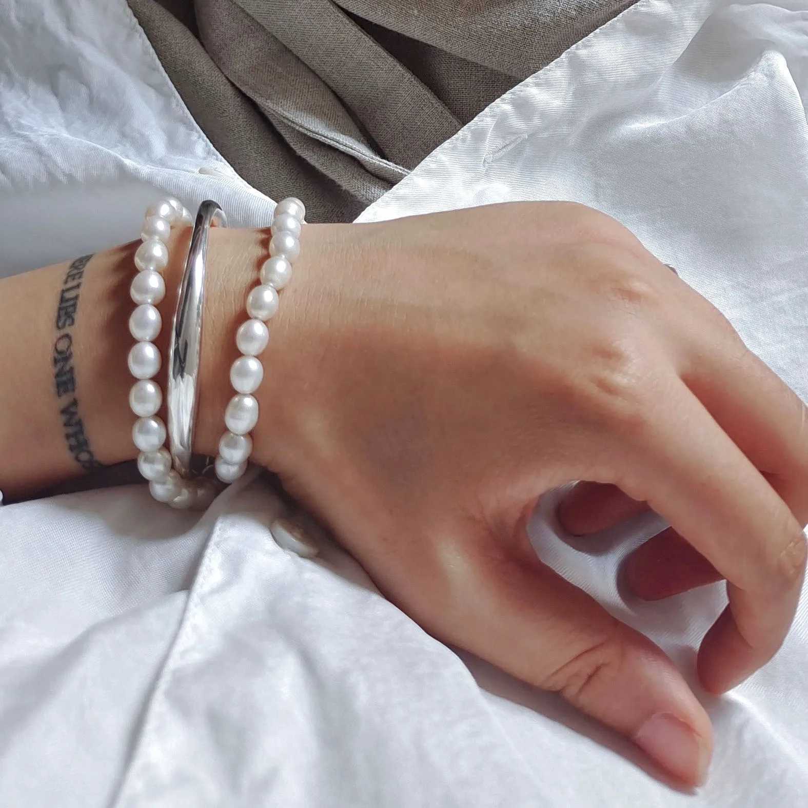 100 Solid 925 Sterling Silver Metal Bracelet for Women Men Vintage Handmade Geometric Bracelet Birthday Gift SB451 J251021