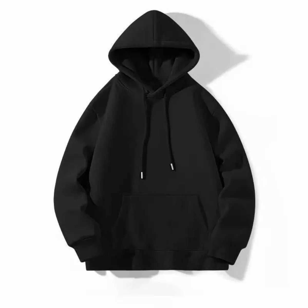 2025 Fashion Casual Hoodies Men Wholesale Plain White Pullover Hoodie Unisex Sweatshirt with Hood Popular Versatile Streetwear W251021