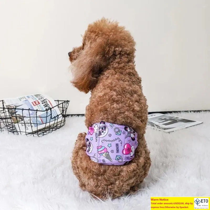 Dog Apparel Leak-proof Pet Diapers Washable Pants Adjustable For Male Dogs Reusable Absorbent Supply LL
