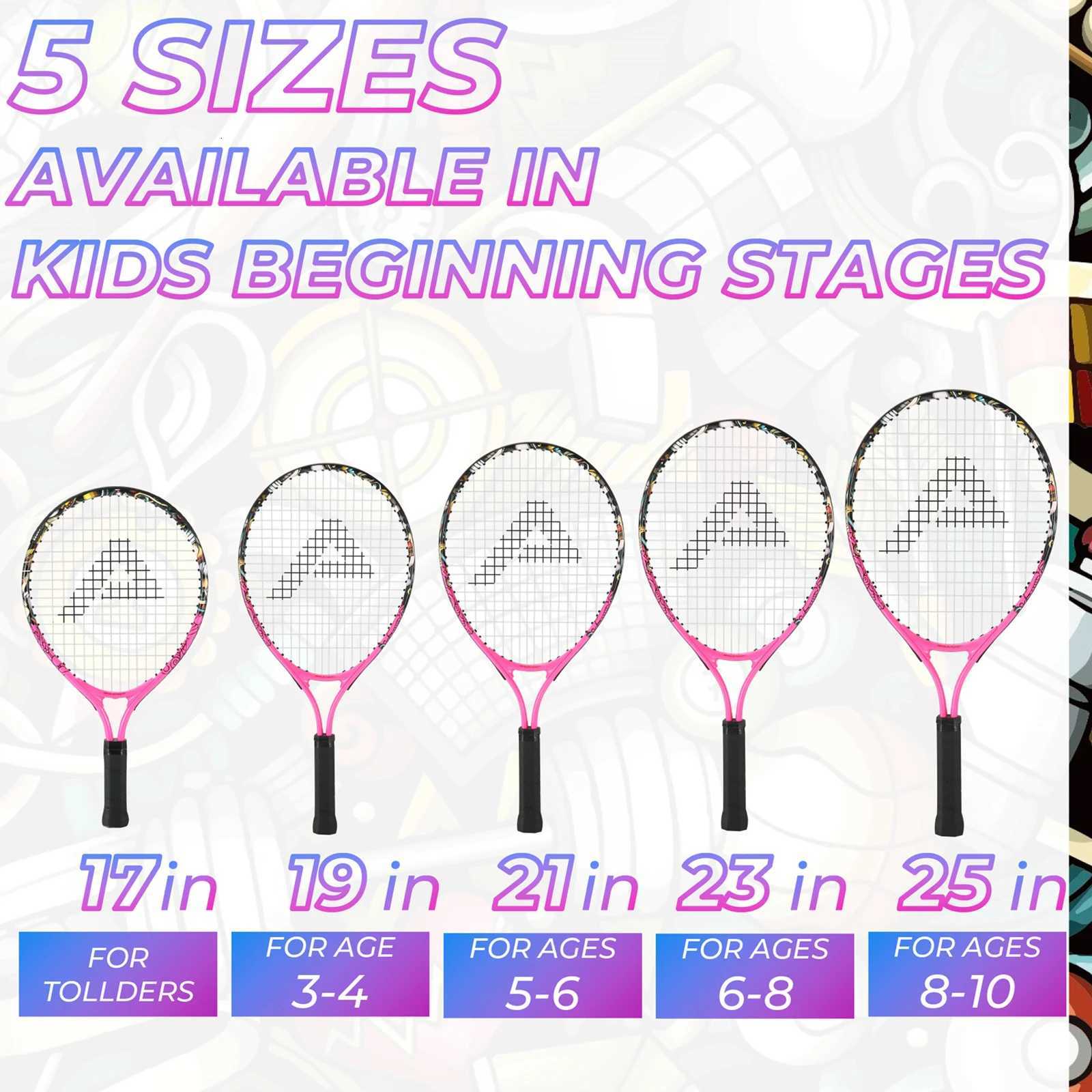 AMASPORT Tennis Rackets for Kids Toddlers 7 with Cover Bag for Girl and Boy Tennis Racquet W251021