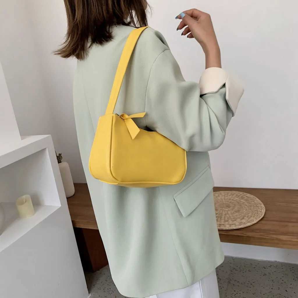 Retro Women Solid Color Zipper Phone Bag Hand Bag Shoulder Bag Armpit Bag Casual 2024 Bags For Women XJ251021