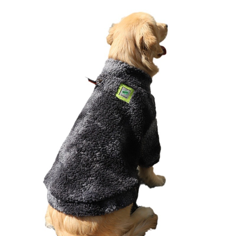 Cold-Weather Dog Jacket/Coat for Big Dogs in Fall & Winter, Warm Pet Apparel for Labrador, Samoyed, Golden Retriever & Border Collie