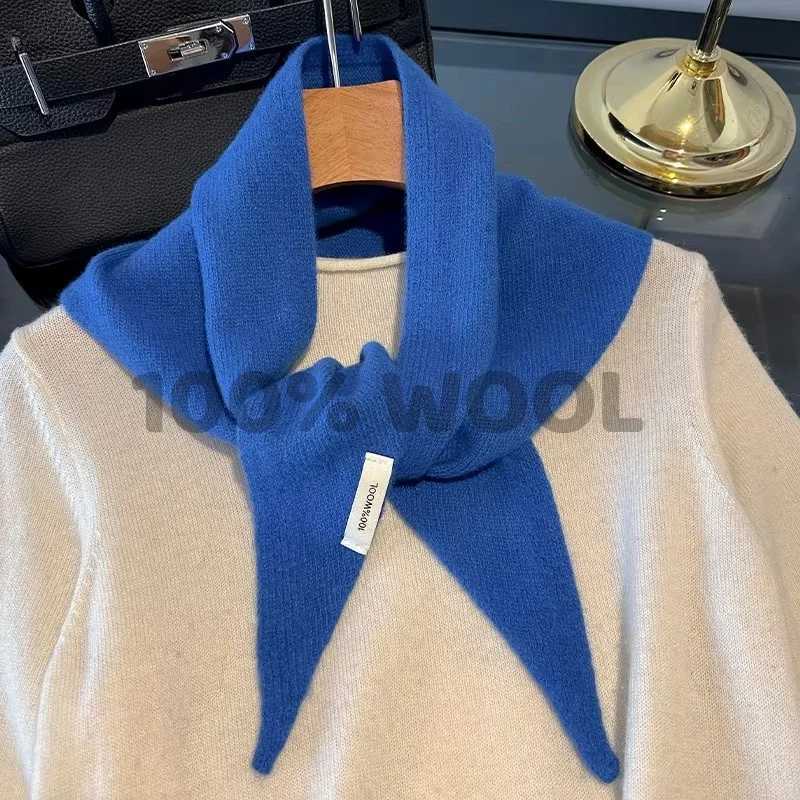 100 Wool Winter Scarf For Women Long Warm Cashmere Scarves Hijab Solid Lady Shawl Wrap Female Pashmina Bandana Head Scarfs New W251021