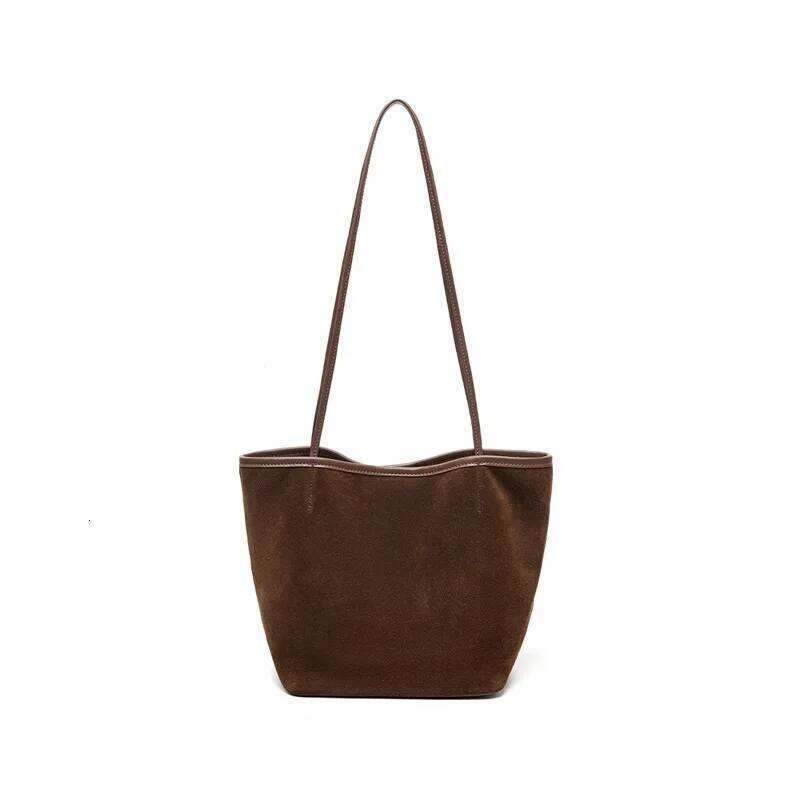 Leopard Print Deer Skin Shoulder Bag 2025 Niche Women's Fashion Retro Style High-End Commuting Armpit Tote Handbag