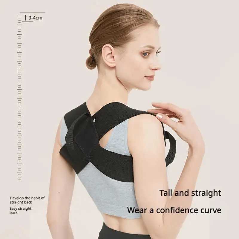 Adjustable Back Shoulder Posture Corrector Belt Clavicle Spine Support Reshape Your Body Home Office Sport Upper Back Neck Brace D251021