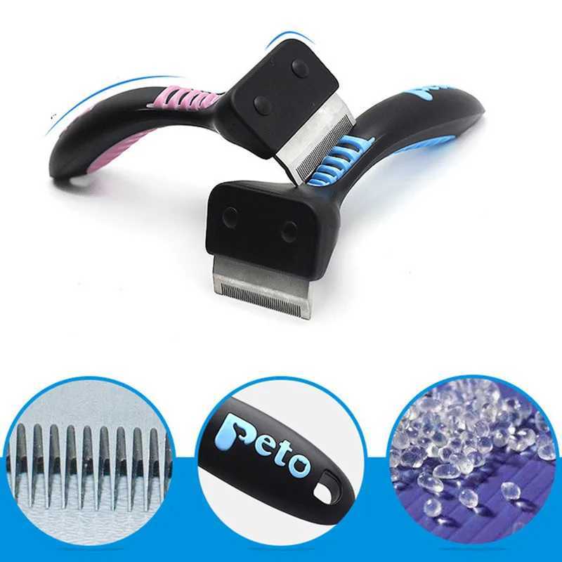 Pet Dog Brush Hair Removal Cat Brush Comb For Dogs Cats Long Short Hair Deshedding Trimmer Pet Grooming Tools Dog Supplies C2510214