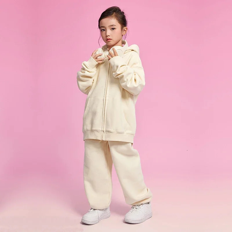 2025 Spring and Autumn Kid Loose Hooded Children Top For 110T Boys Girls Sport Wear Long Sleeve Zipper Sweatshirt Baby Hoodies 251021