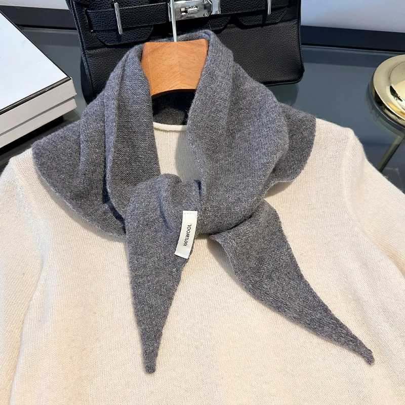 100 Wool Winter Scarf For Women Long Warm Cashmere Scarves Hijab Solid Lady Shawl Wrap Female Pashmina Bandana Head Scarfs New W251021