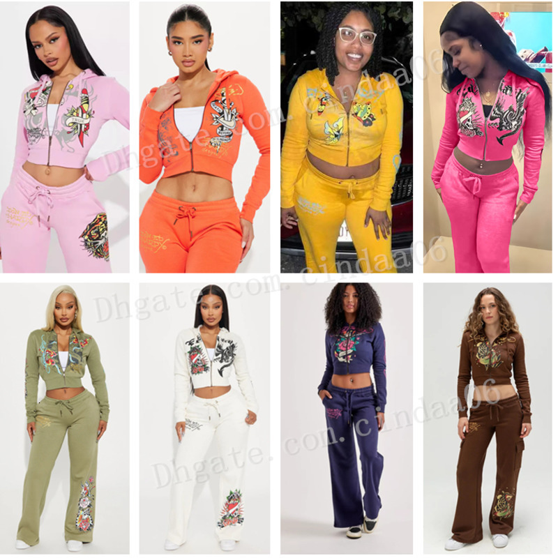 Designer Womens Hoodies Tracksuits Women Two Piece Set Hooded Printed Casual Sports Set Long Sleeve Sweatshirt And Pants Outfits