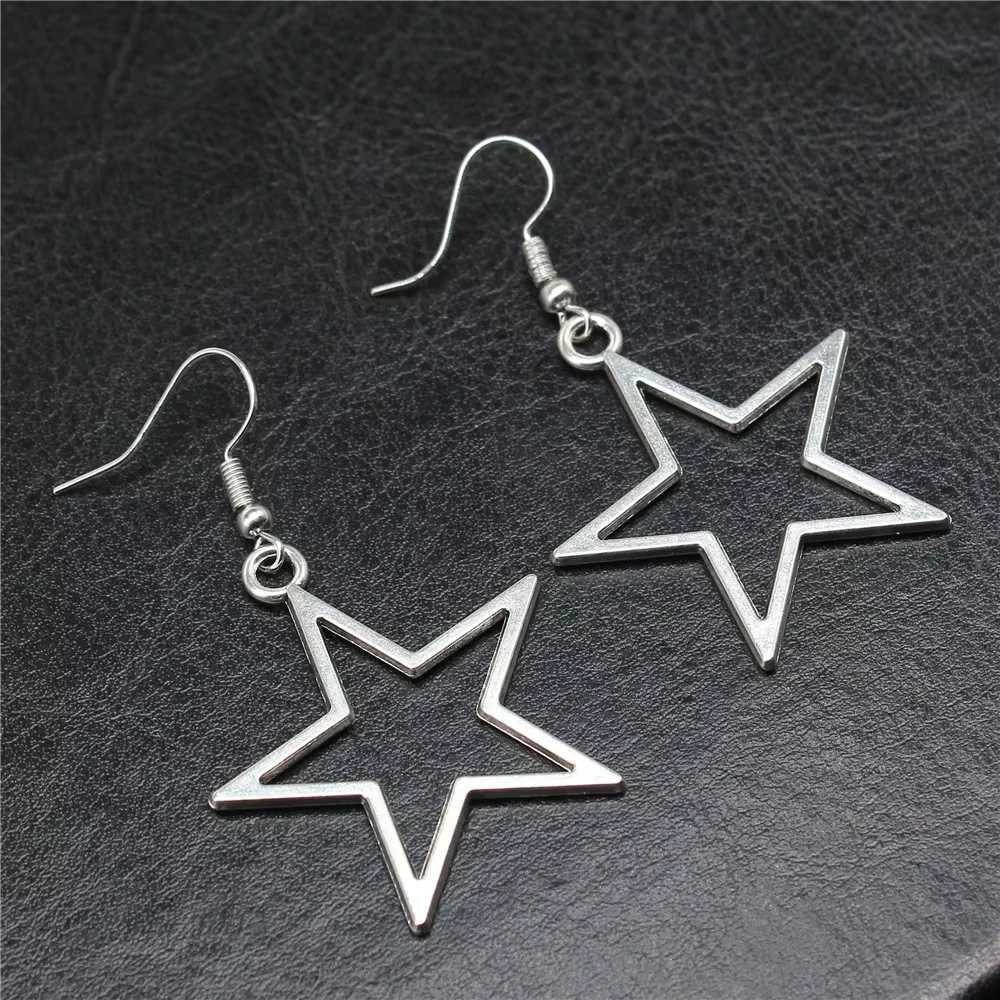 Fashion Star Earrings Star Goddess Stars Gifts Simple Large Pendant Earring Handmade Vintage Drop Earrings For Women J251021