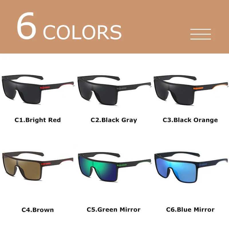CRIXALIS Fashion Polarized Sunglasses For Men Square Oversized Anti Glare Driver Mirror Sun Glasses Women UV400 Goggles Male J251114