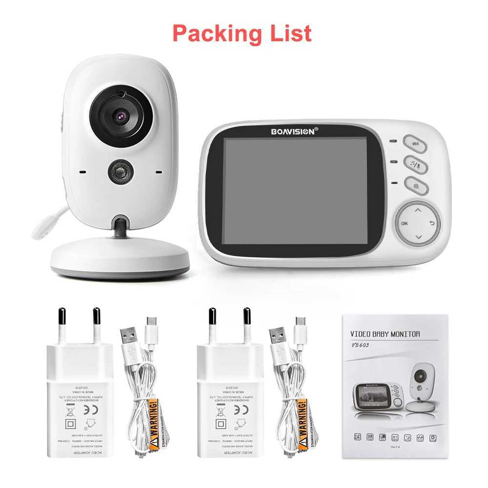 VB603 Video Baby Monitor 24G Wireless With 32 Inches LCD 2 Way Audio Talk Night Vision Surveillance Security Camera Babysitter J251121