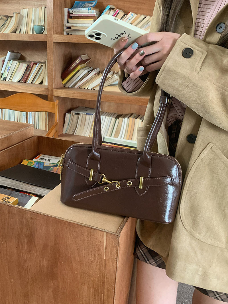 2025 New Women's Korean Ins Shoulder Bag In Stock - Handheld Underarm, Minimalist Designer Style Purse