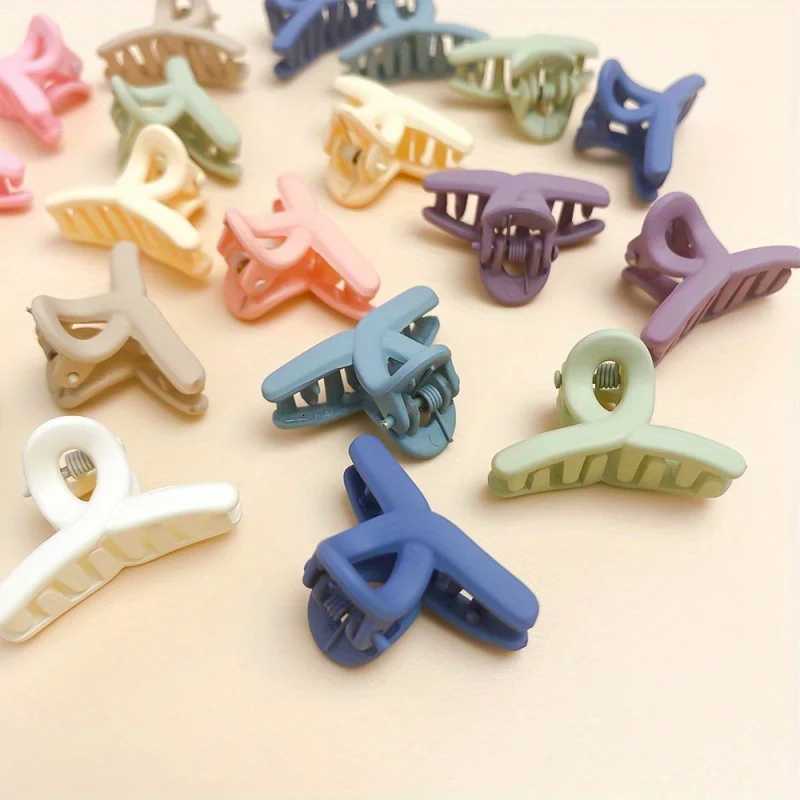 South Korea Mixed Matte Small Size And Word Grab Clip Mini Candy Color Hair Grab Forehead Bangs Broken Hairpin Hair AccessoriesW254021
