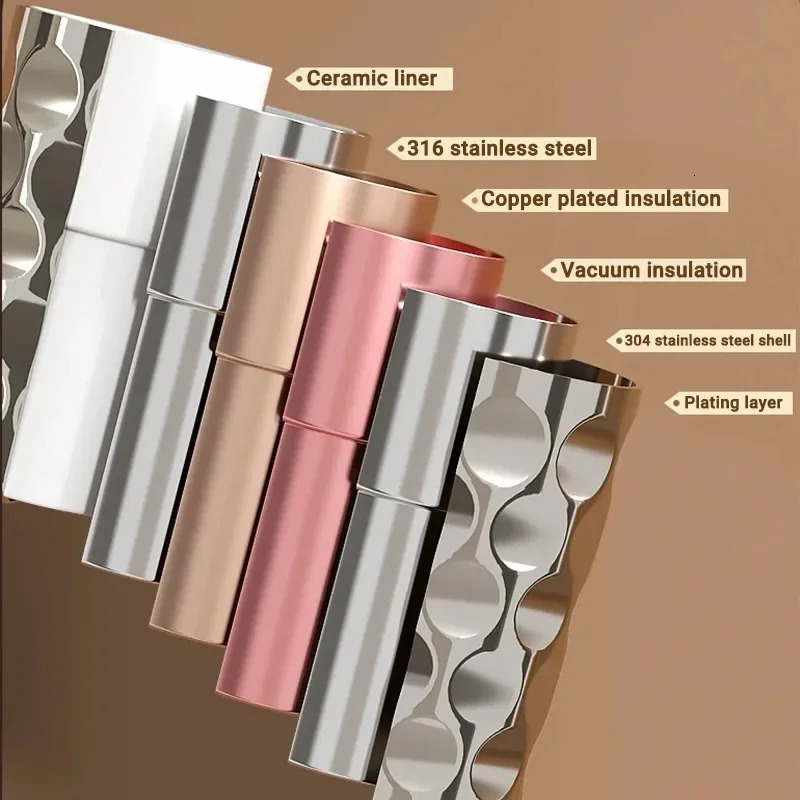 410ML Smart Thermos Bottle 316 Stainless Steel For LED Temperature Display Thermal Mug Vacuum Flasks Coffee Cup 251018 W260226