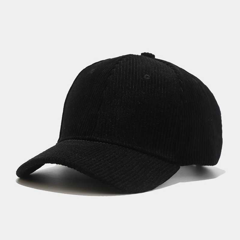 Hat Mens Early Autumn Light Board Corduroy Baseball Hat Womens Literary Solid Color Duck Tongue Hat Couple Curved Brim Hat H251020
