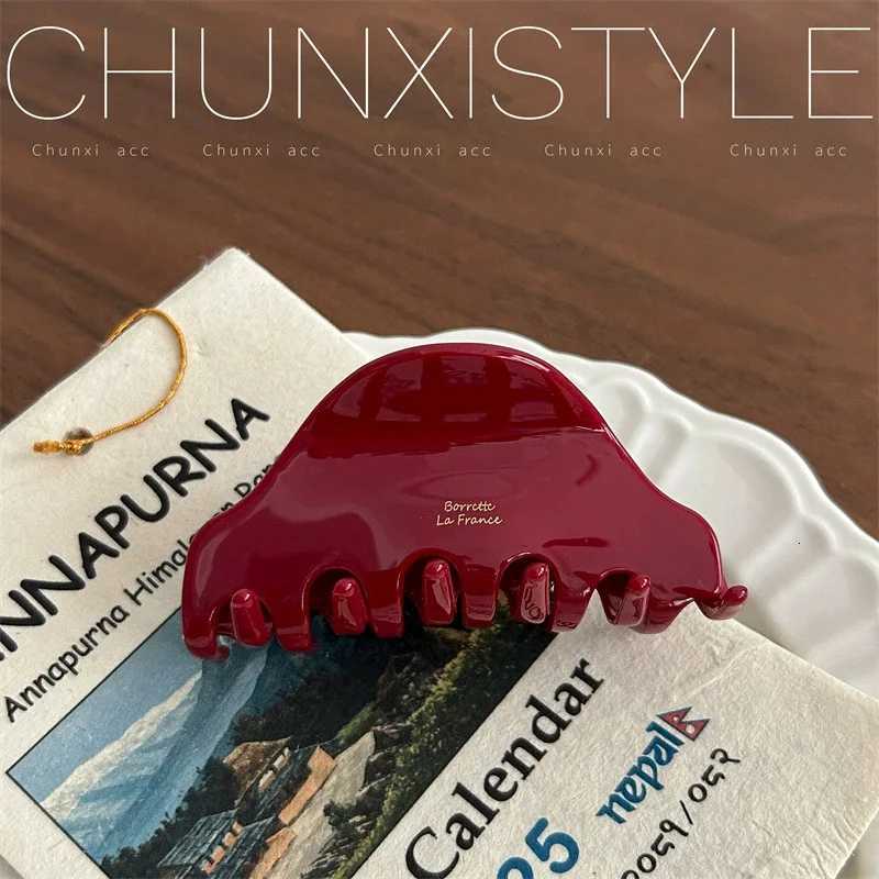 1Pc Vintage Hair Clip for Women Headwear Shark Clip Acetic Acid Hair Claws Updo Hairpin Suitable for Daily Wear Hair AccessoryW254021