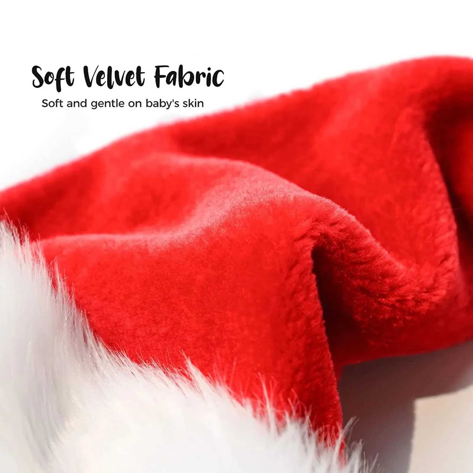 Kids Christmas Hat Baby Toddler First Christmas Santa Hat New Year Christmas Party Clothing Accessories DressUp Decoration Prop J251021