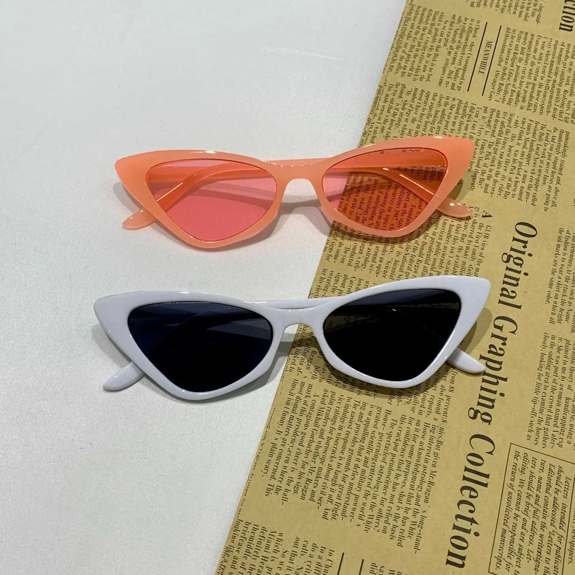 Small Frame Vintage Square Sunglasses Women Men Cat Eye Sun Glasses Eye Glasses Goggle Square Male Female Triangle Sunglasses J251114