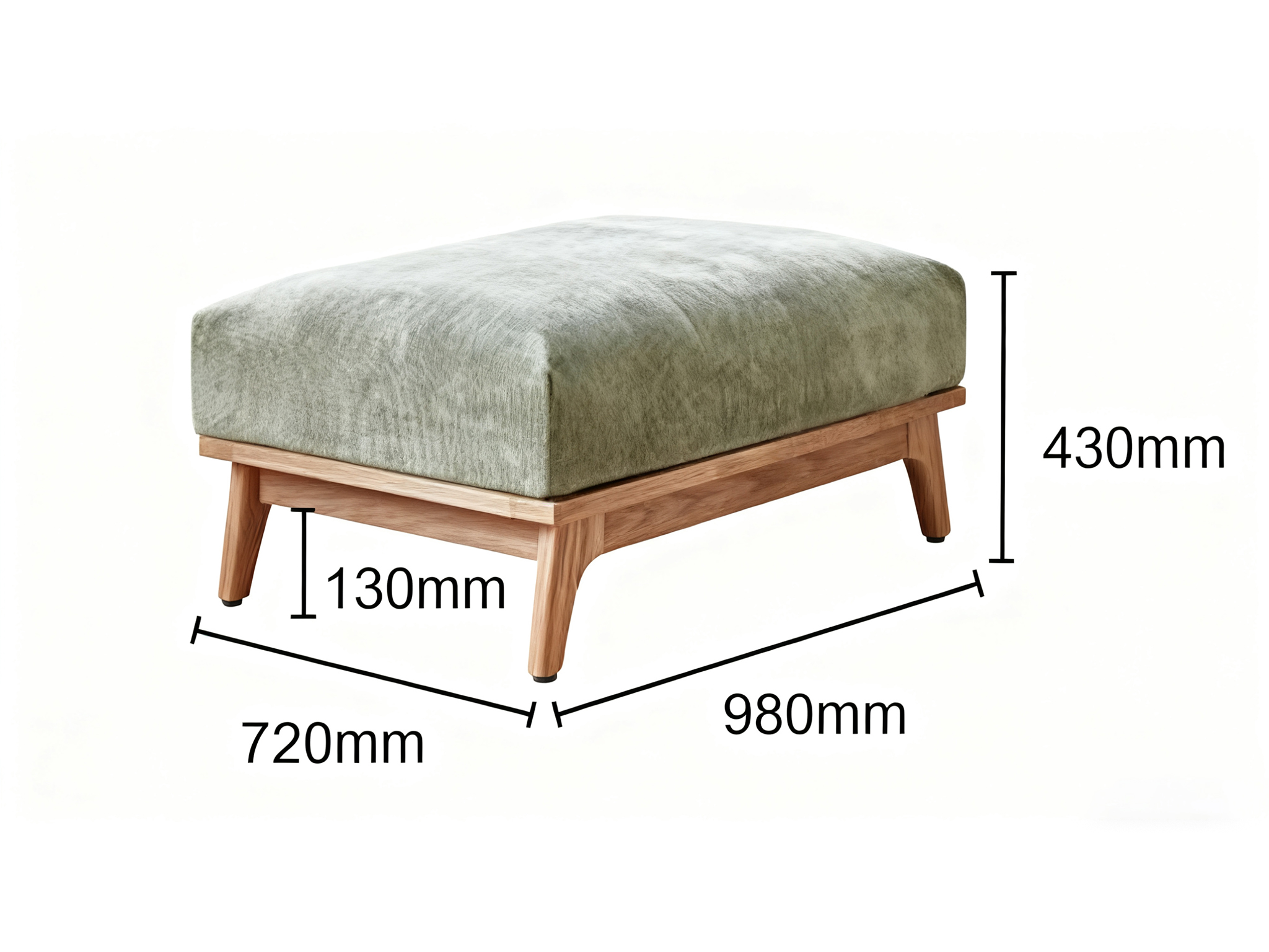 Stylish Modern Couch Featuring Robust Hardwood Construction from North America