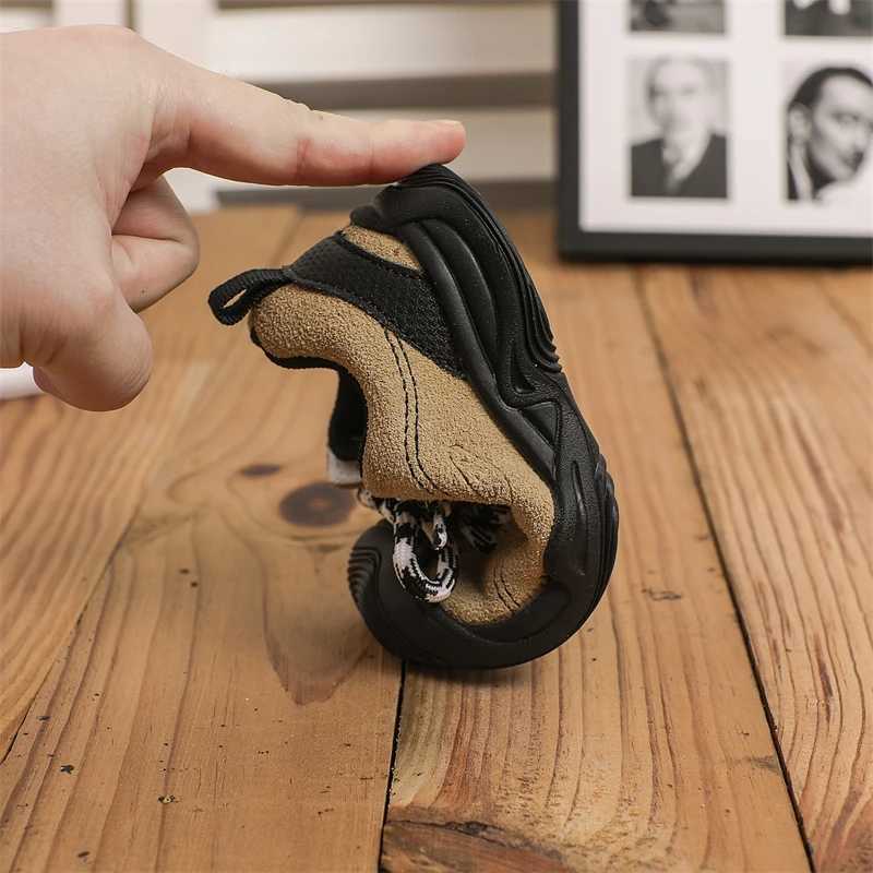 Children Hiking Shoes Baby Girls Boys Genuine Leather Sneakers Autumn Kids Casual Shoes Nonslip Soft Sole Infant Toddler Shoes C251021