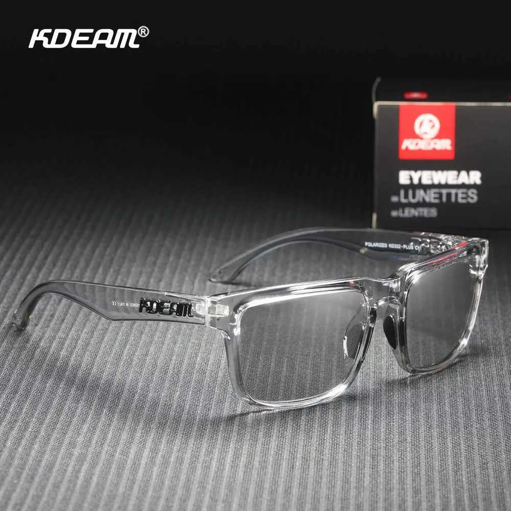KDEAM Large Size Square Mens Sunglasses Polarized Photochromic Oversized Sun Glasses Fashion Women Shades Upgraded Edition J251114