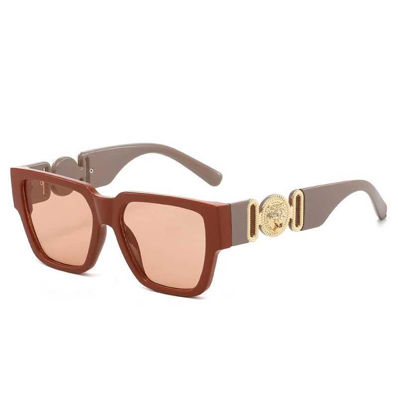 New Luxury Fashion Brand Designer Sunglasses Women Men 2025 Vintage Square Leopard Shades Glasses Outdoor Travel Top Sunglasses J251114