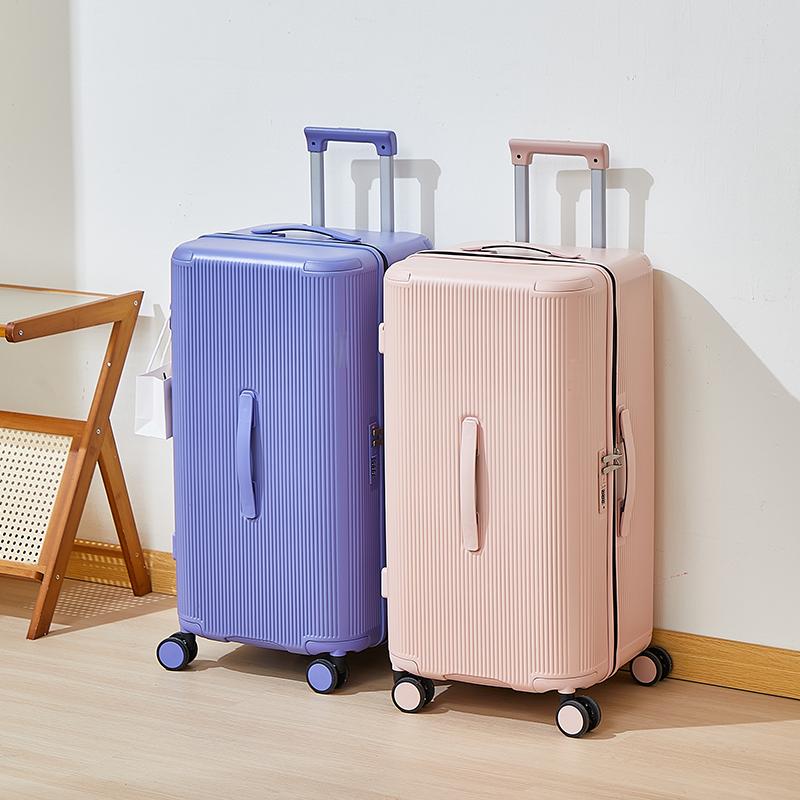 Women's Sports Luggage, Large Capacity PC Travel Suitcase with Silent Wheels, Minimalist Luxury Luggage-25019