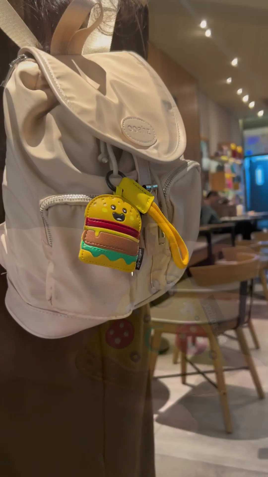 Donut Bread Pendant Simulation Car Bag Pendant Leather Pendant Trinkets Cute Exquisite Pendant South Korea Fashion Accessories W251021